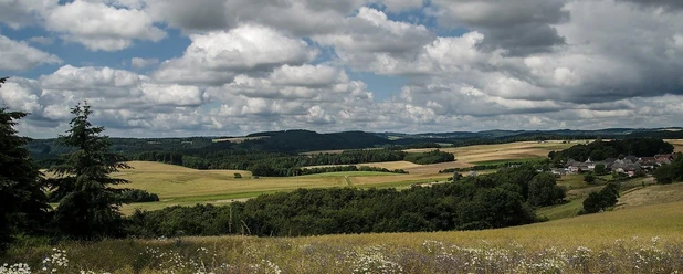 Aussicht auf dem 7-Dörfer-Weg