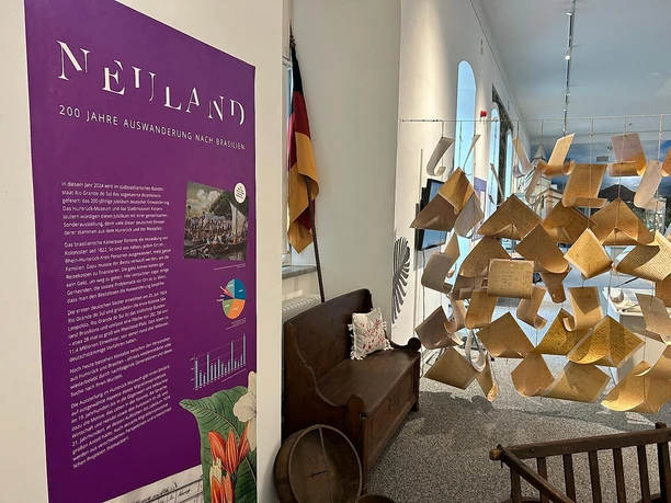 Blick in die Ausstellung_Aufbruch aus der Heimat