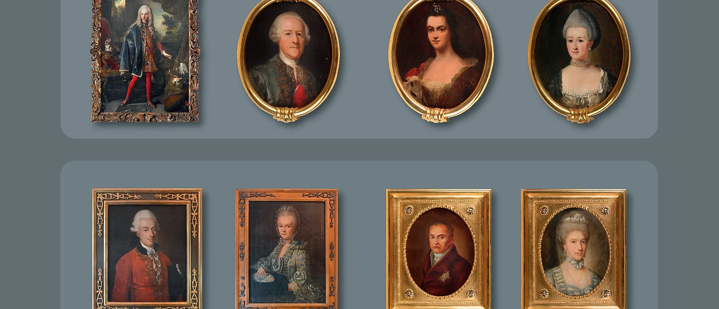 Portraits in der Ausstellung