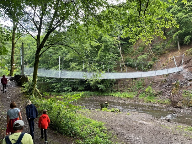 Wanderung im Liesertal über die Wäschebachbrücke