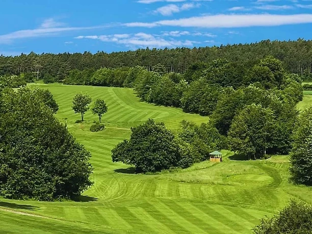 Blick auf den Golfplatz