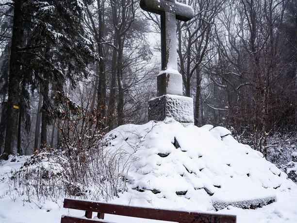 Wetterkreuz Burrweiler Schnee