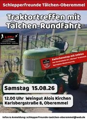 Traktortreffen mit Tälchen Rundfahrt