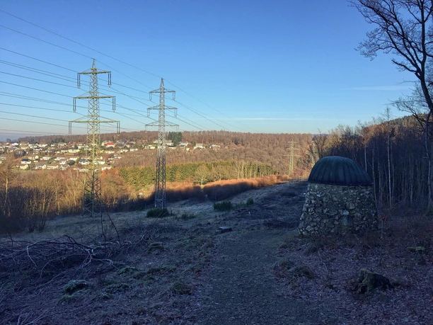 Kreuzweg mit Ausblick auf Herkersdorf