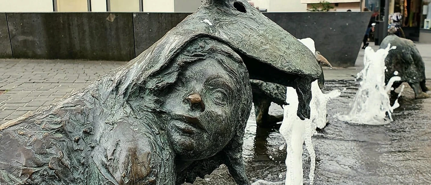 Gäßestrepper Brunnen in Bitburg