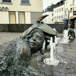 Gäßestrepper Brunnen in Bitburg