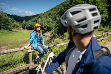 Radfahren am Urftsee