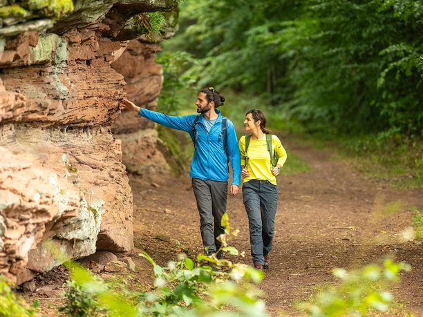 Wanderer am Kellerfelsen