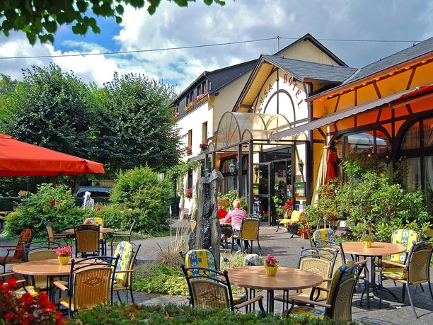 Sommergarten/Terrasse am Hotel HANSA Mendig