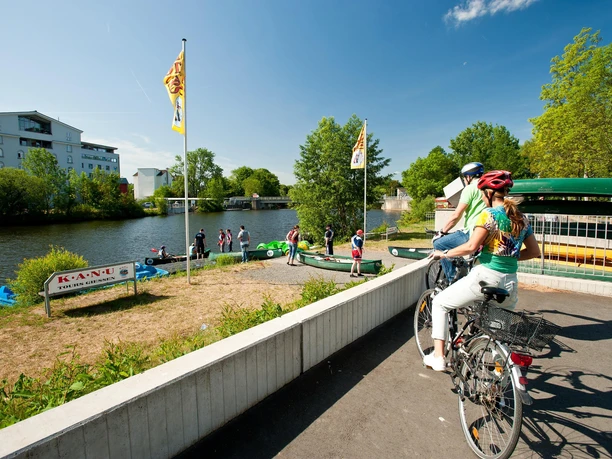 Lahnradweg bei Gießen Lahnradweg bei Gießen