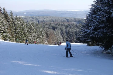 Wintersport am Schwarzen Mann