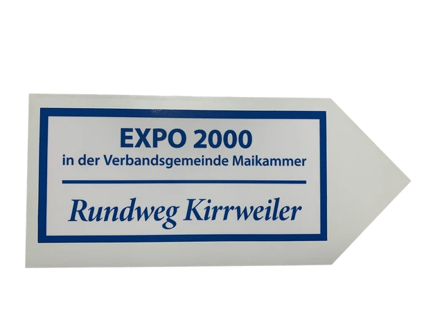 Hinweisschild Kirrweiler