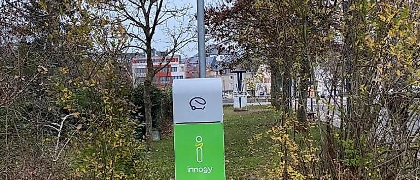 E-Tankstelle Parkplatz Zentrum