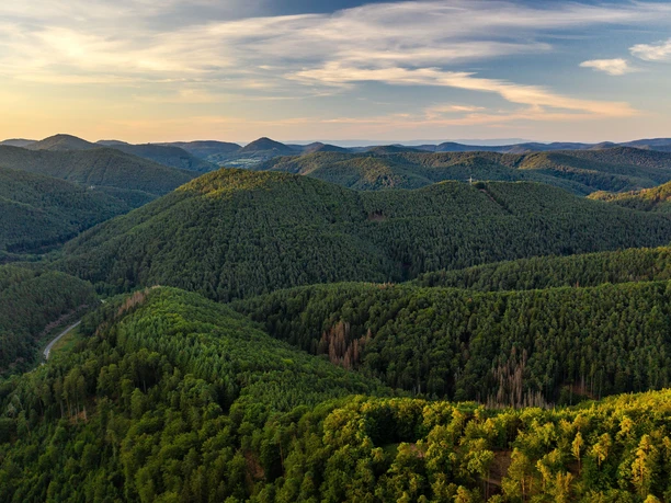 Blick am Kirschfelsen