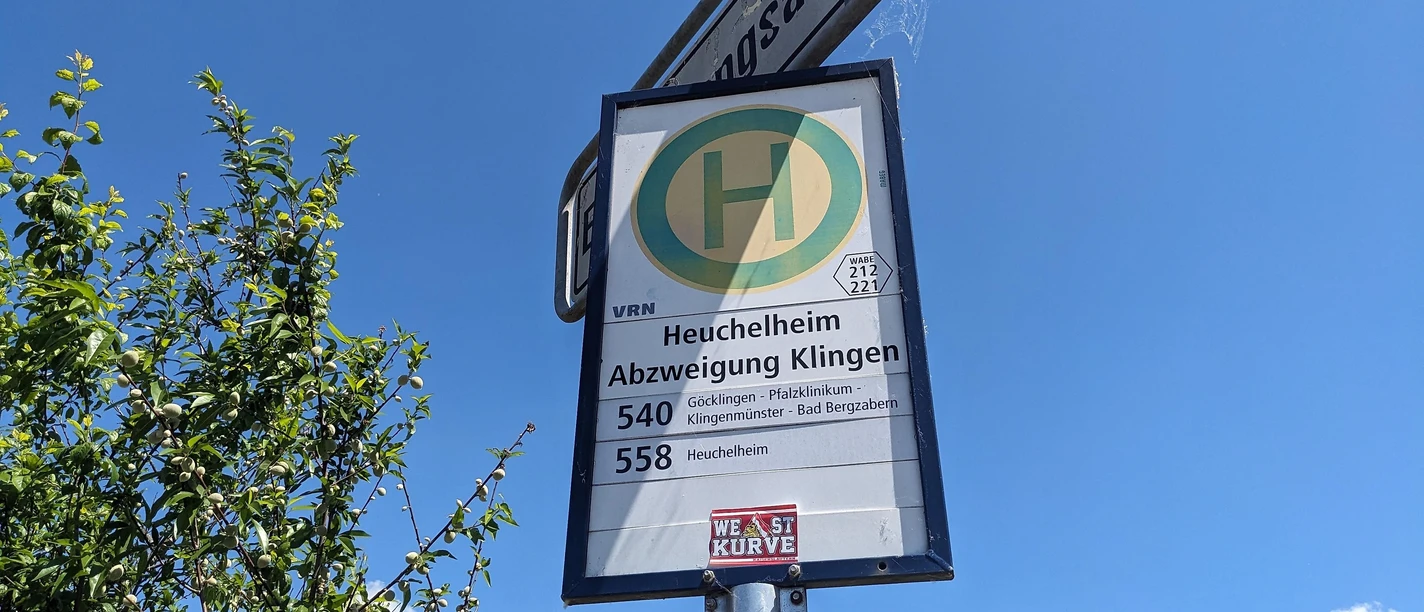 Bushaltestelle Abzw. Klingen