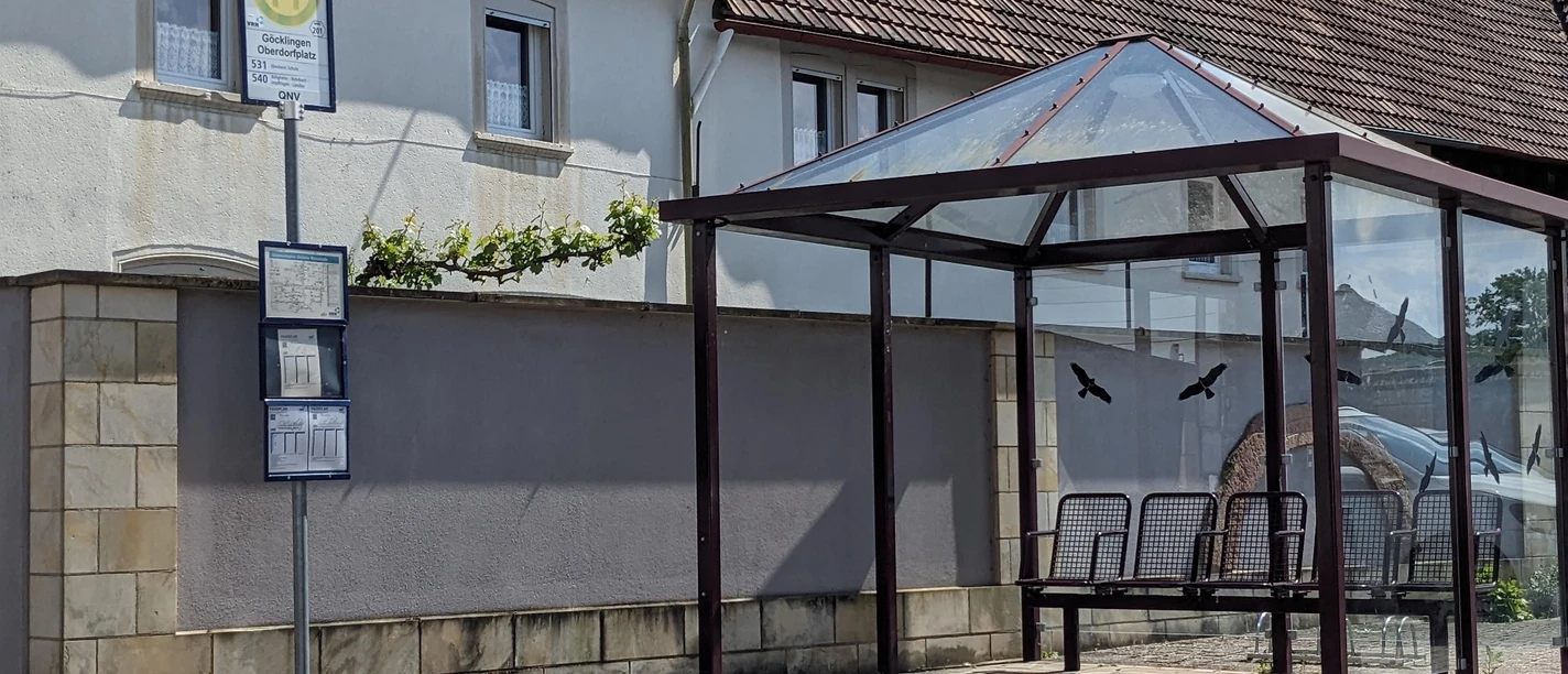 Bushaltetelle Oberdorfplatz Göcklingen