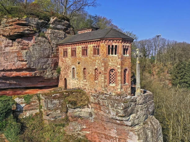 Blick auf die Klause