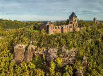 Blick auf Burg Nideggen