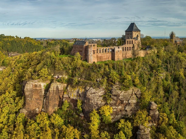Blick auf Burg Nideggen