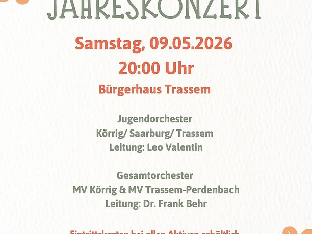 Jahreskonzert MV Trassem