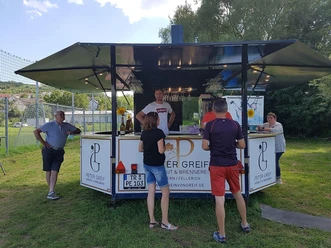 Getränkestand am Moselstrand