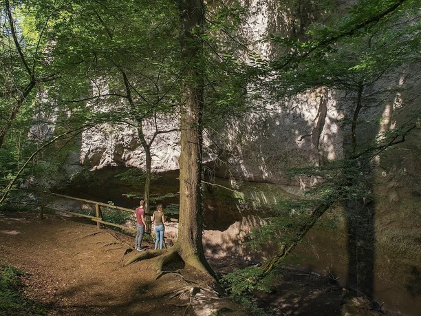 Wandern in der Wolfsschlucht