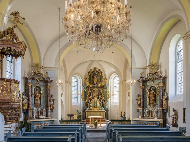 Barockkichre Saffig Innenansicht