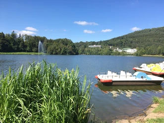 Stausee Biersdorf - Tretboote