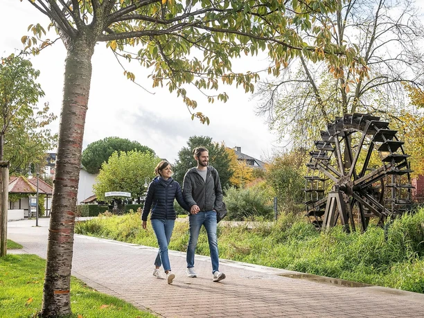 Wasserrad im Kurpark