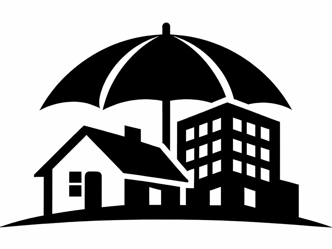 Symbol Immobilien u Verischerungen