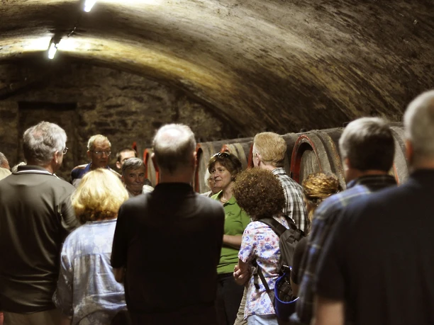 Weinprobe im Gewölbekeller