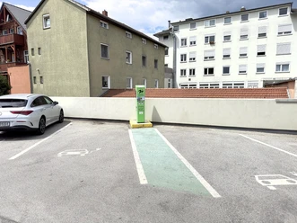 E-Auto Ladestation Parkdeck Hauptbahnhof