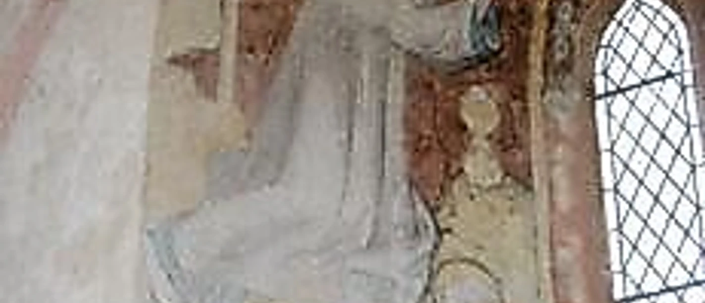 Detail, Wandmalerei "Christus am Ölberg"