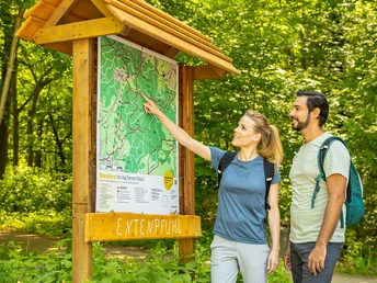 Übersichtskarte am Gut Entenpfuhl