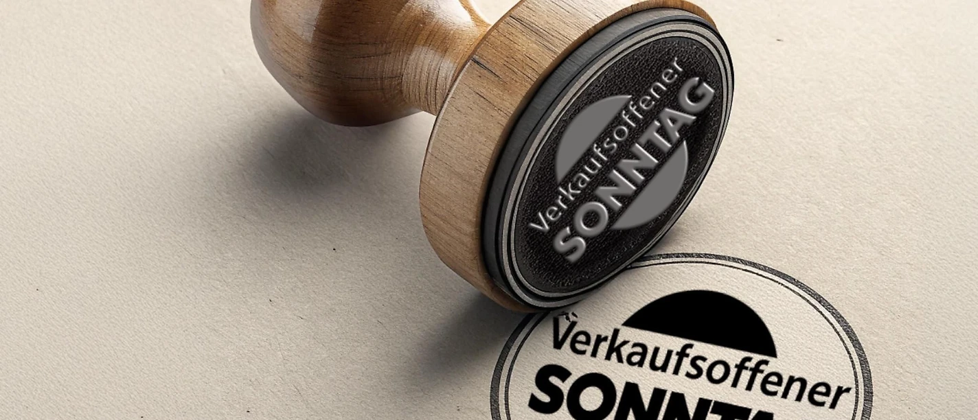 Verkaufsoffener Sonntag tw KI generiert