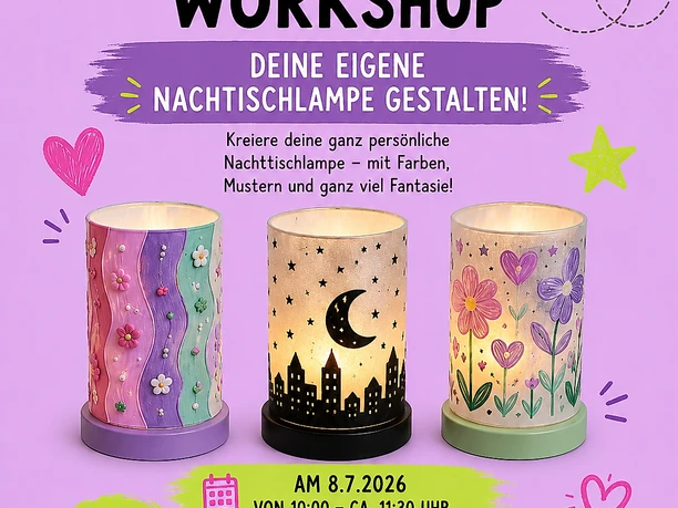 Nachttischlampe gestalten