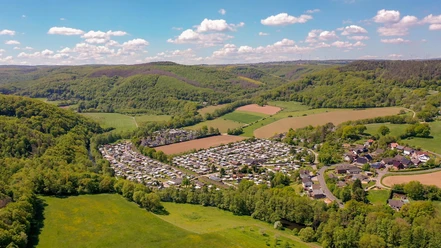 Luftaufnahme Campingplatz Hetzingen