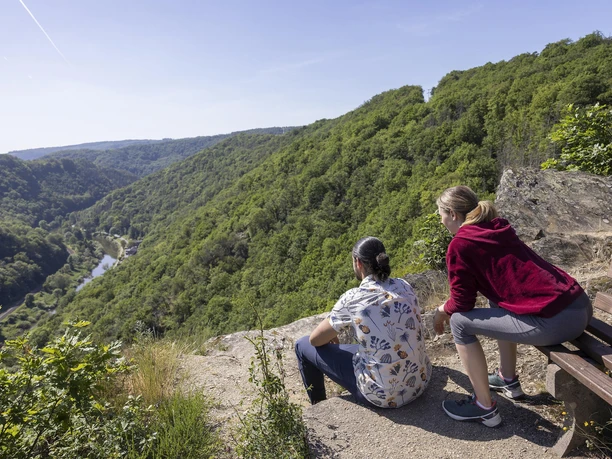 Wolfslay mit Blick auf Kalkofen und Schleuse