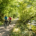 Auf dem Pirminius-Radweg im Waschtal