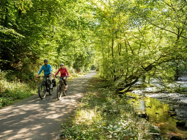 Auf dem Pirminius-Radweg im Waschtal
