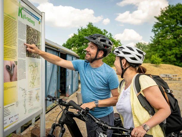 Kyll-Radweg Stadtkyll Infotafel Kyll-Radweg Stadtkyll Infotafel