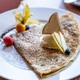 Crêpe in der Crêperie, Resturant Villa Kronenburg