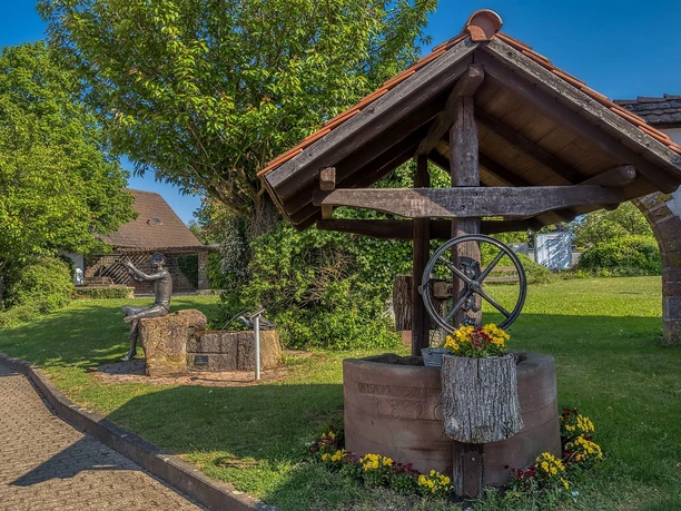 Dorfplatz der Gemeinde Donsieders