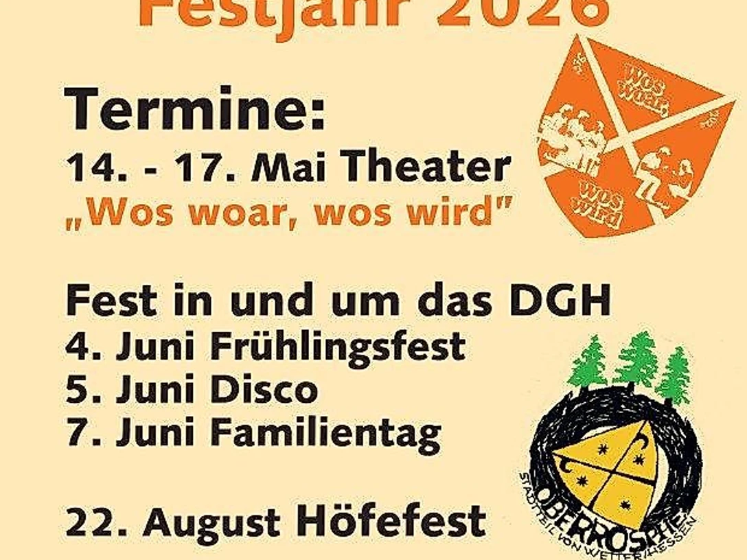 1250 Jahre Oberrosphe Festjahr 2026