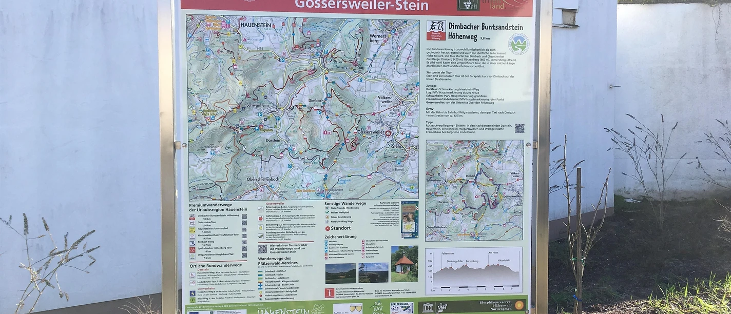 Wandertafel Gossersweiler Ortsmitte