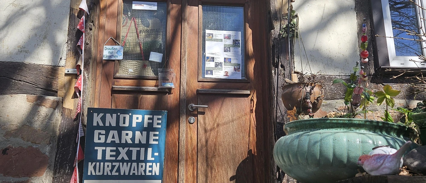 Hilde braucht Stoff Eingang