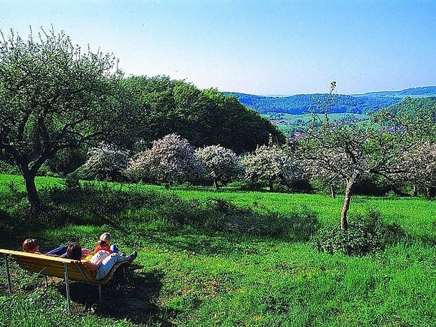Rast auf einer Sinnenbank