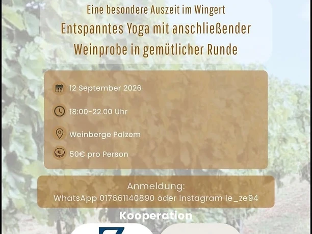 Yoga und Wein