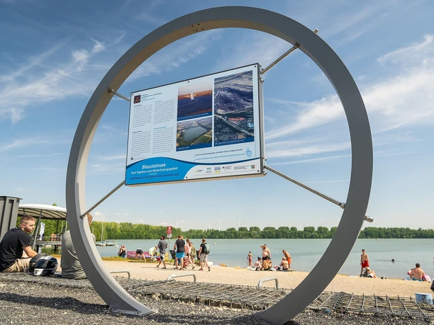 Infotafel Zeifenster am Blaustein-See