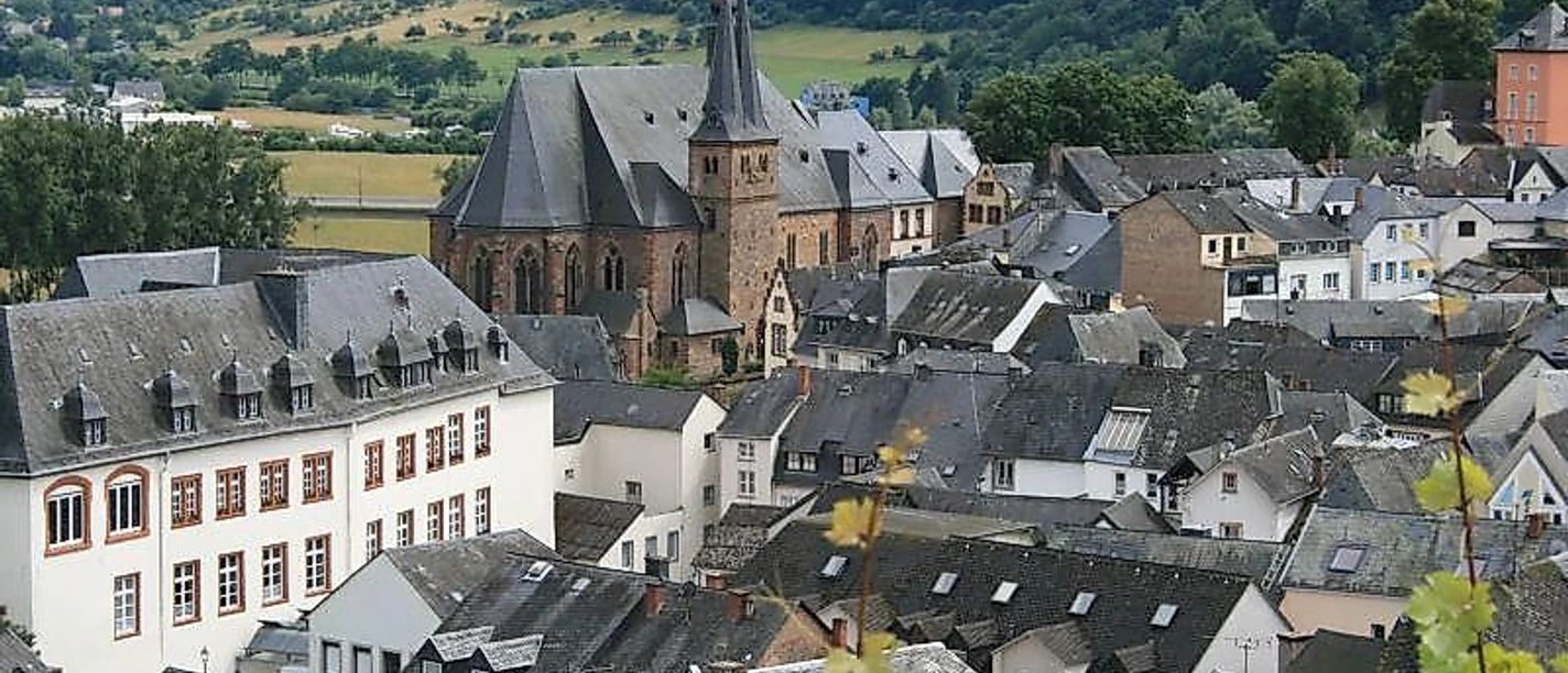Blick auf Saarburg
